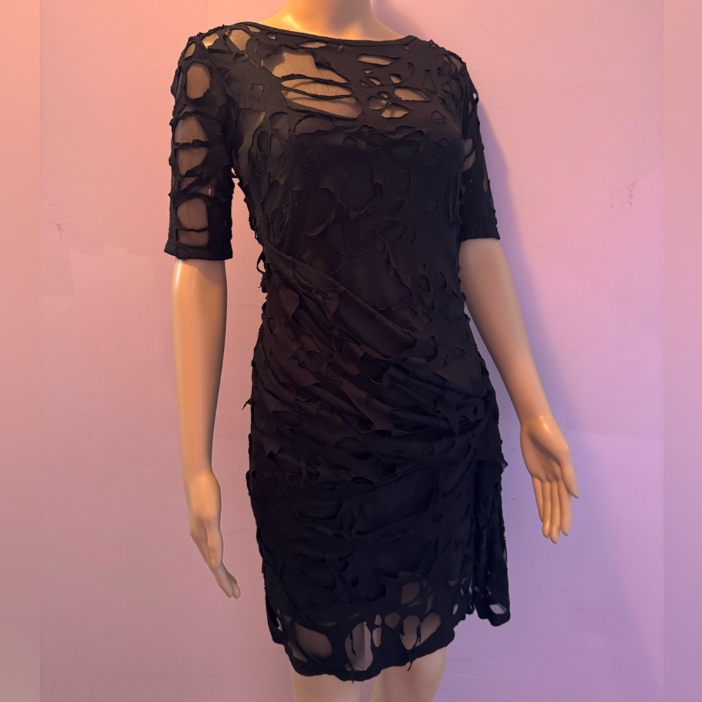 Nocturne Duo Sculpted Ruched Two-Piece Dress - Picture 5 of 13